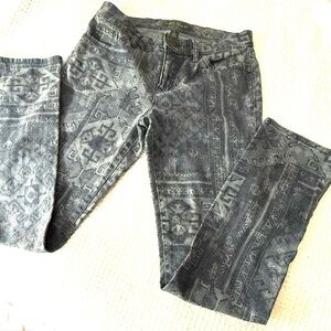 Vintage Ralph Lauren mid rise straight leg tribal print  Women Jeans